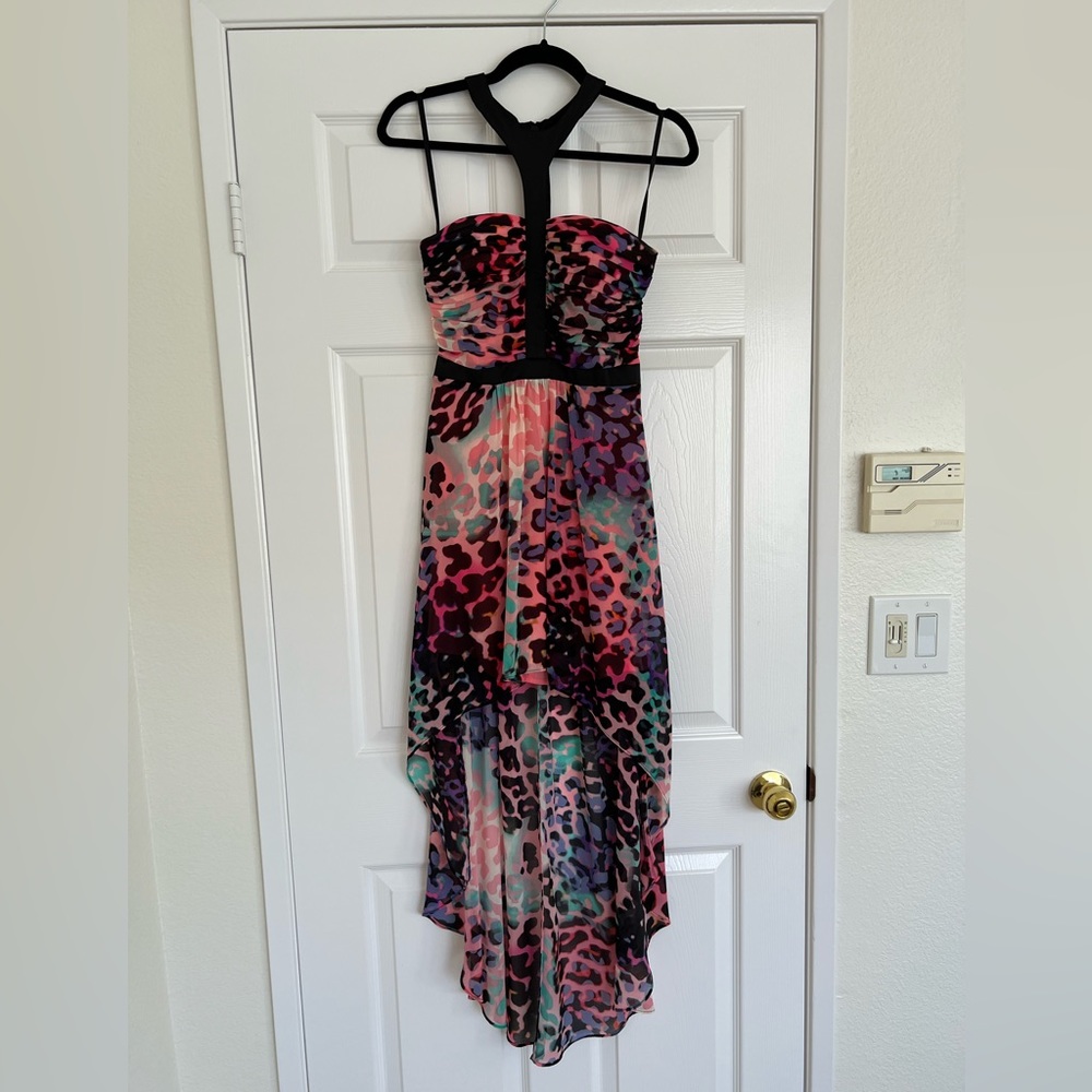 Bebe high low dress size 2
